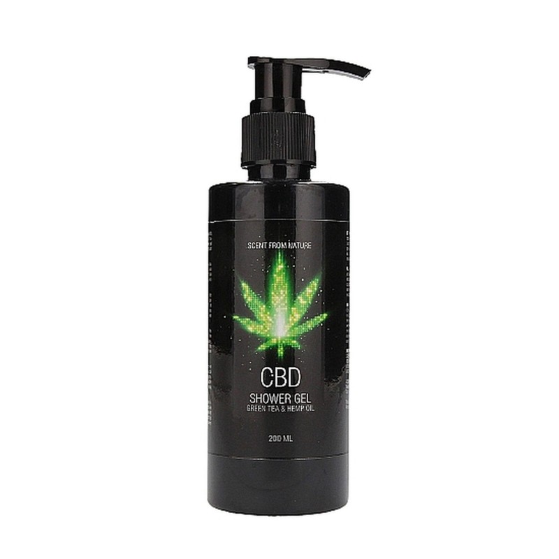 CBD - Bath and Shower - Care set - Green Tea Hemp Oil